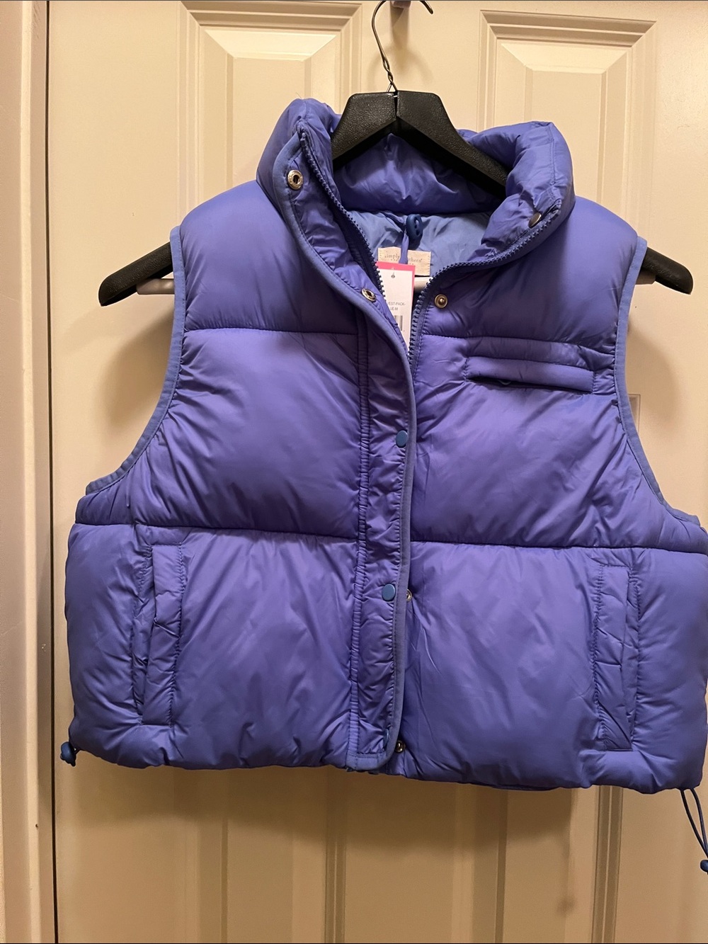 Simply Southern Lavender Quilted Puffer Vest
Size Medium NWT
